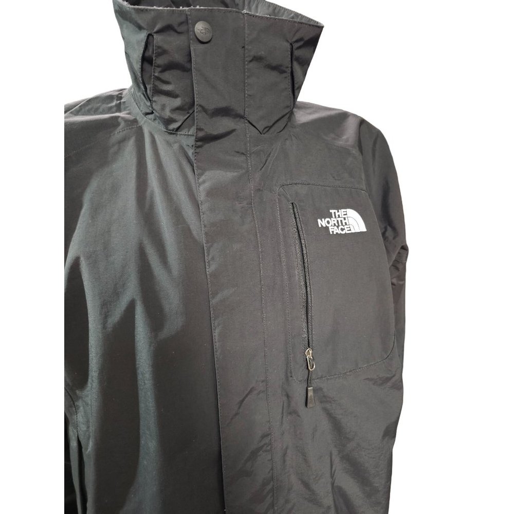 The North Face Men's Black Lightweight Jacket with Drawstring Bottom Hem, Size L - Picture 3 of 8